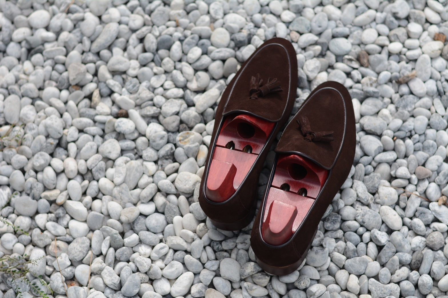 503-2 Belgian Loafers Suede Brown