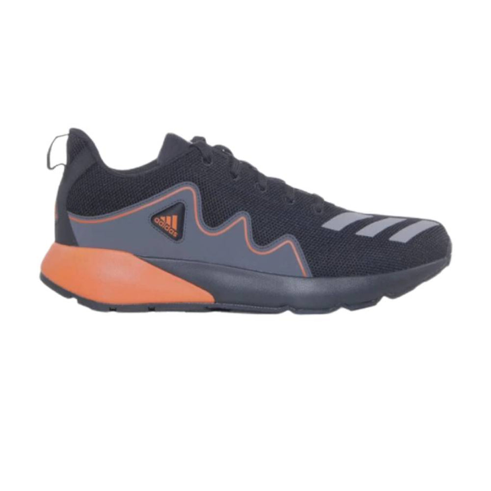 Adidas Men's Philoso Running Shoe (Black/Grey/Orange)