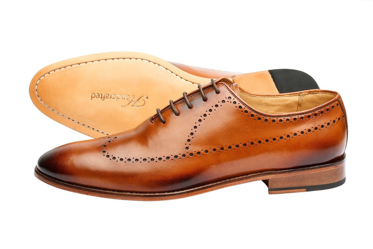 BROGUE OXFORD –TAN