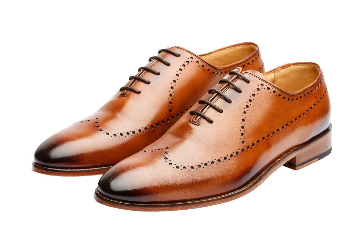 BROGUE OXFORD –TAN