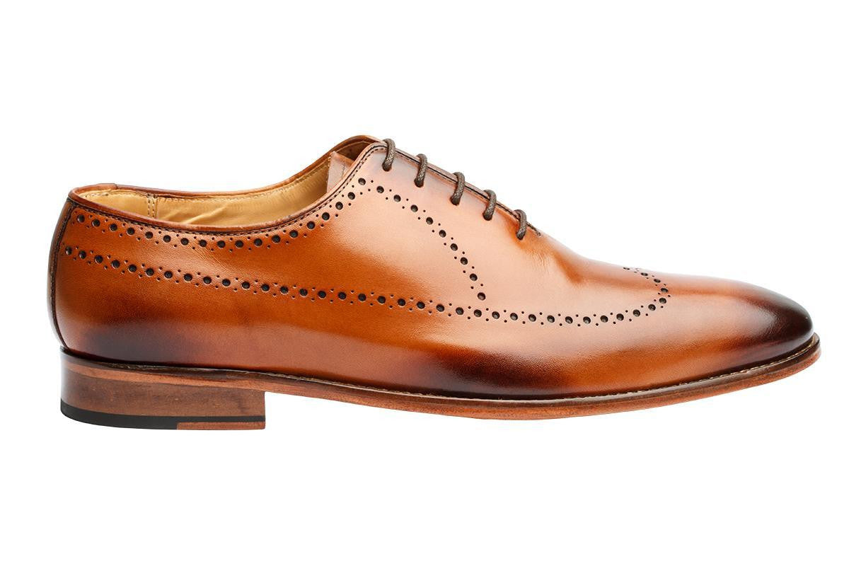 BROGUE OXFORD –TAN