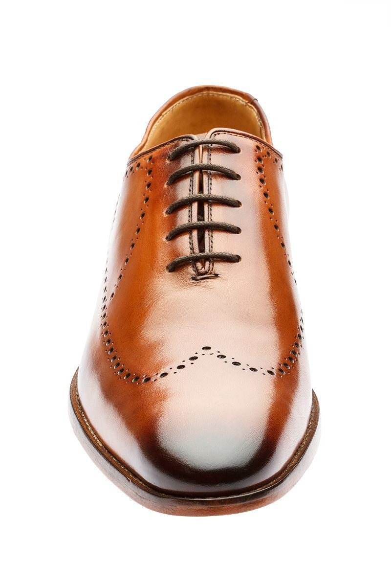 BROGUE OXFORD –TAN