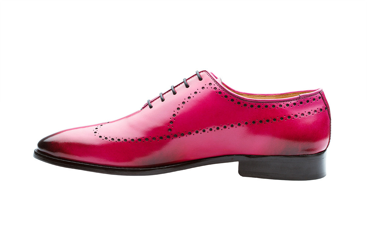 BROGUE WHOLECUT OXFORD –PINK