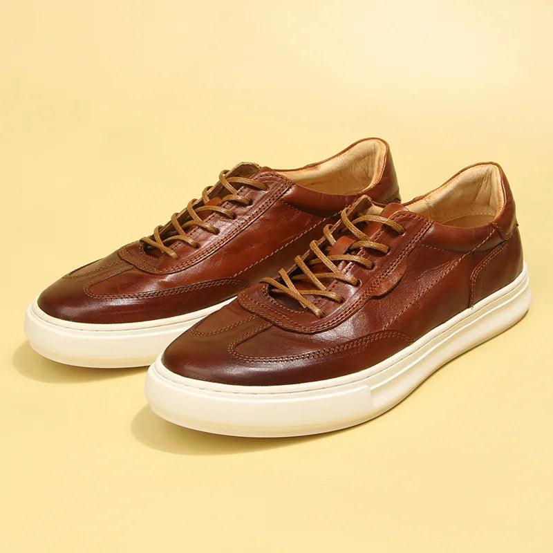 Classical TR2441 Men's Casual Shoes: Leather Sneakers