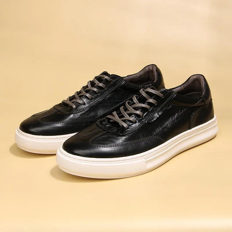 Classical TR2441 Men's Casual Shoes: Leather Sneakers