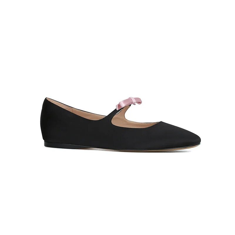 French Bow Ballet Flats | Satin Ballet Flats and Ballerina Shoes