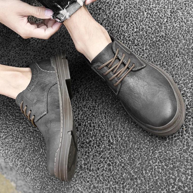 Handmade Oxford Dress Sneakers for Men - P2007 Casual Shoes