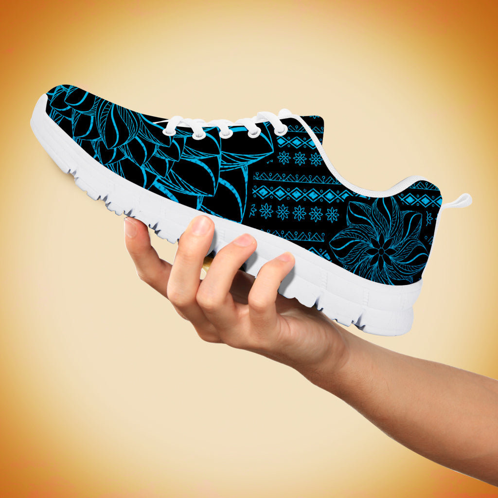 Mandala Running Shoes Turquoise White