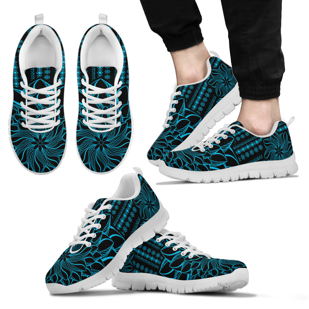 Mandala Running Shoes Turquoise White