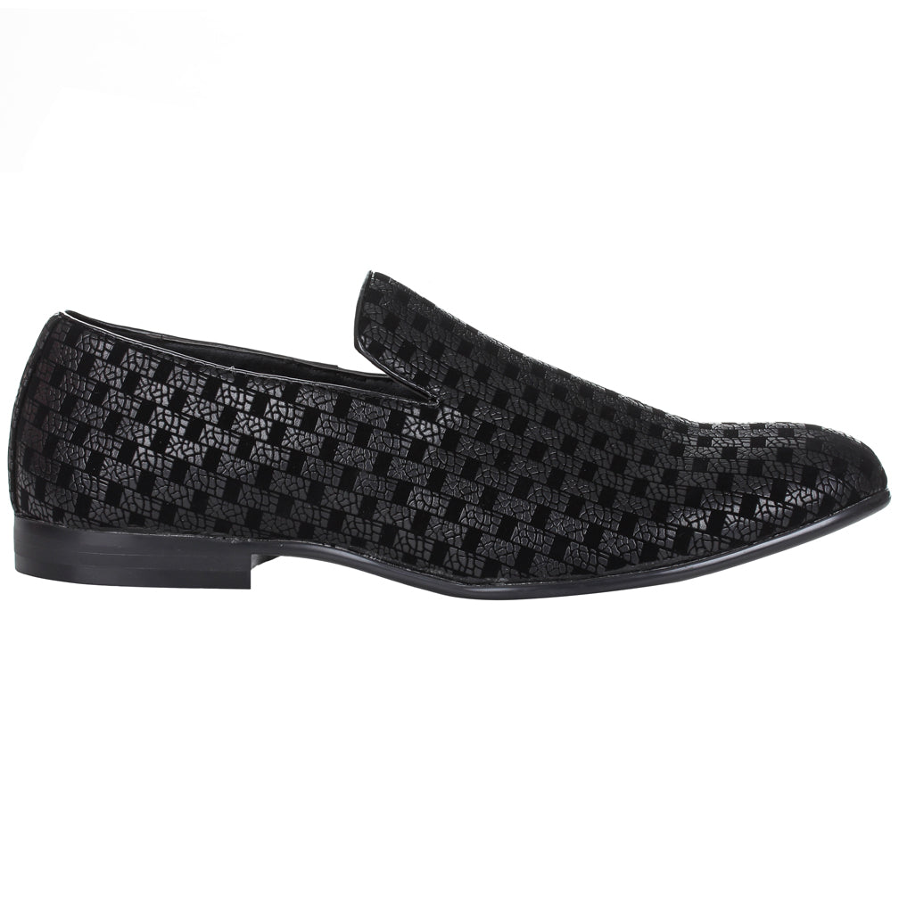 Miko Lotti Men's Slip-on Smoking Loafers