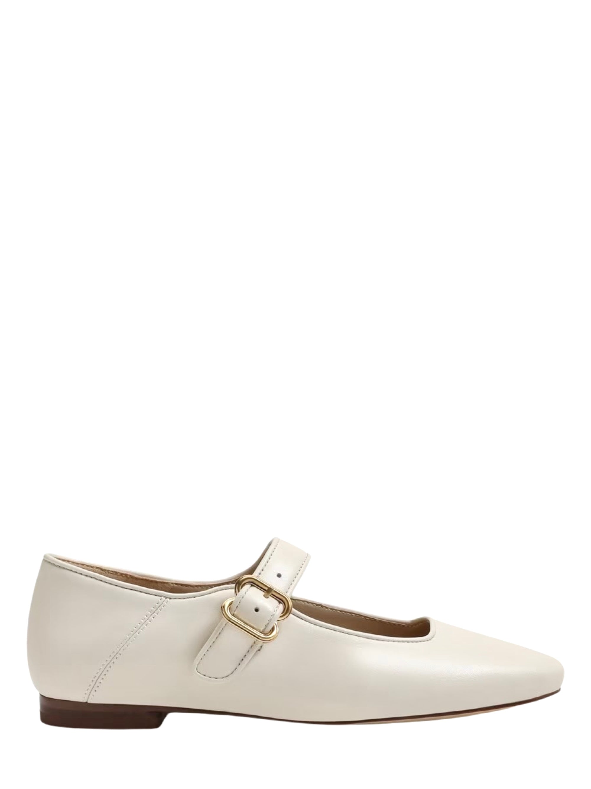 Sam Edelman Michaela Mary Jane Flats in Modern Ivory