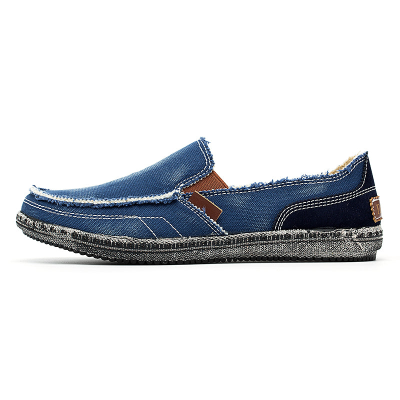 Soft Denim Canvas Loafers