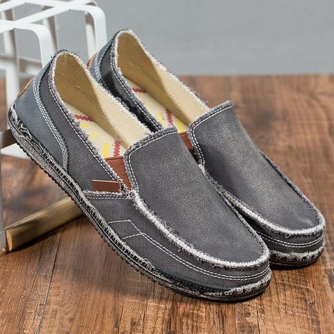 Soft Denim Canvas Loafers