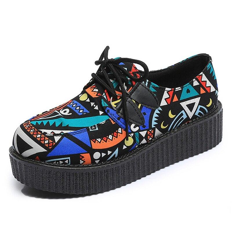 Step into a World of Fantasy with Lolita Oxfords Women Creepers Platform Cosplay JK Flats