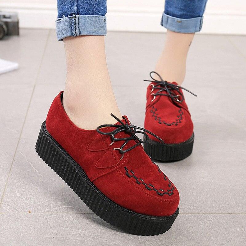 Step into a World of Fantasy with Lolita Oxfords Women Creepers Platform Cosplay JK Flats