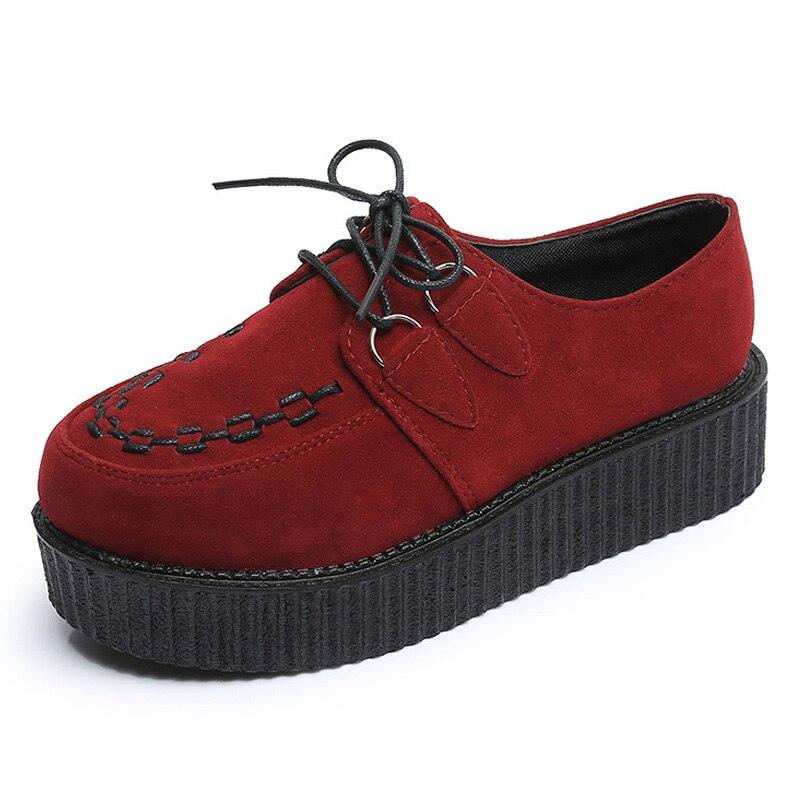 Step into a World of Fantasy with Lolita Oxfords Women Creepers Platform Cosplay JK Flats