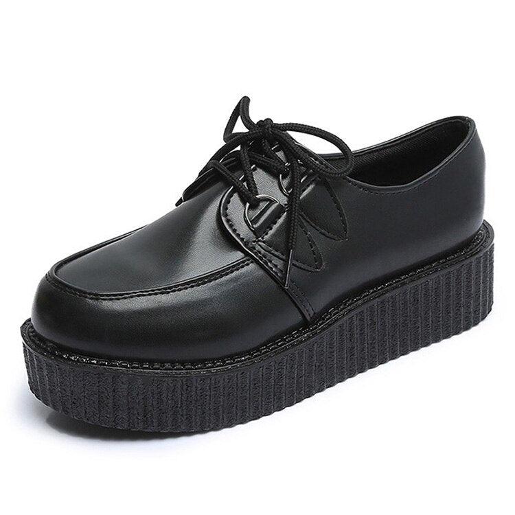 Step into a World of Fantasy with Lolita Oxfords Women Creepers Platform Cosplay JK Flats