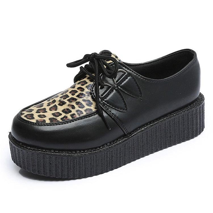 Step into a World of Fantasy with Lolita Oxfords Women Creepers Platform Cosplay JK Flats