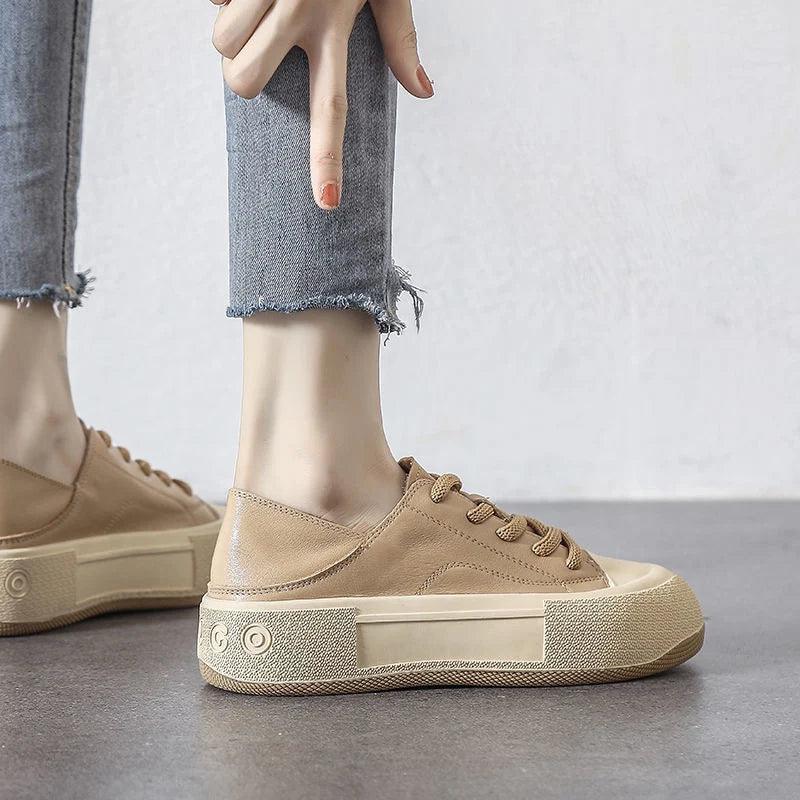 Y175 Women's Casual Shoes - Platform Sneakers With Thick Bottom